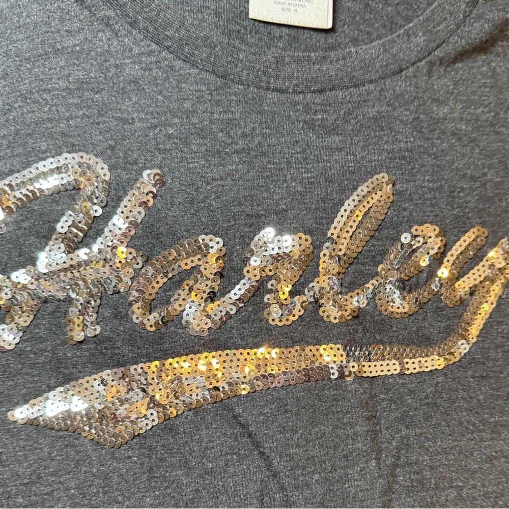 Harley Davidson sequin t shirt from Black Diamond Harley Davidson in Marion, IL